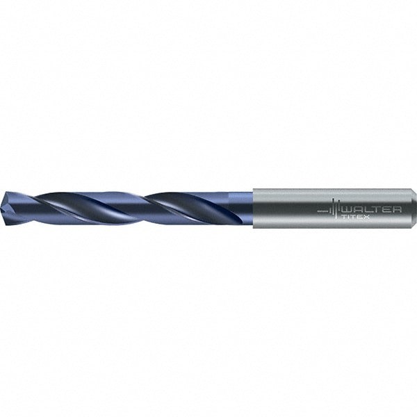 Jobber Length Drill Bit: 7.9 mm Dia, 140 &deg;, Solid Carbide
