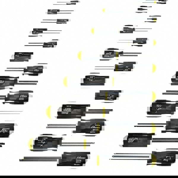 Hex Driver Sets; Ball End: Yes ; Hex Size: 0.05 in; 1/16 in; 1/4 in; 1/8 in; 3/16 in; 3/32 in; 3/8 in; 5/16 in; 5/32 in; 5/64 in; 7/32 in; 7/64 in; 9/64 in