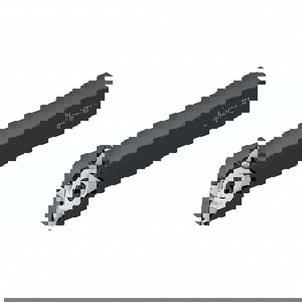 6mm Max Depth, 0.8mm to 0.8mm Width, External Right Hand Indexable Grooving Toolholder