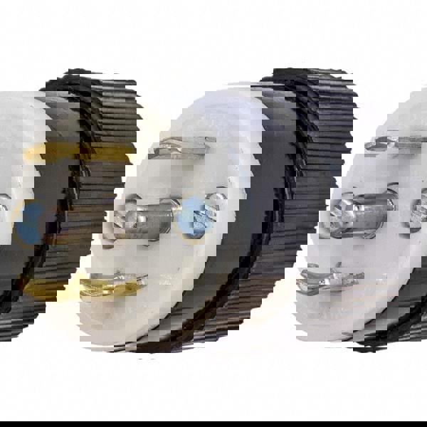 Locking Inlet: Plug, Industrial, ML-3P, 125 & 250V, Black & White