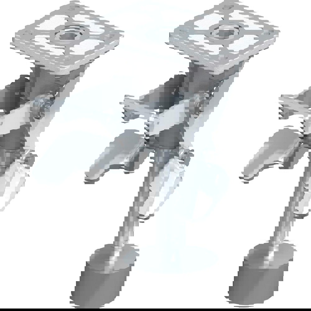 Floor Locks; Retracted Height: 8.5625 ; Extended Height: 10.06 ; Top Plate Size: 5-1/2 x 4-5/16 ; Bolt Hole Spacing: 4-1/8 x 2-31/32-3-5/32 ; Attaching Bolt Size: 0.50 ; UNSPSC Code: 31162800