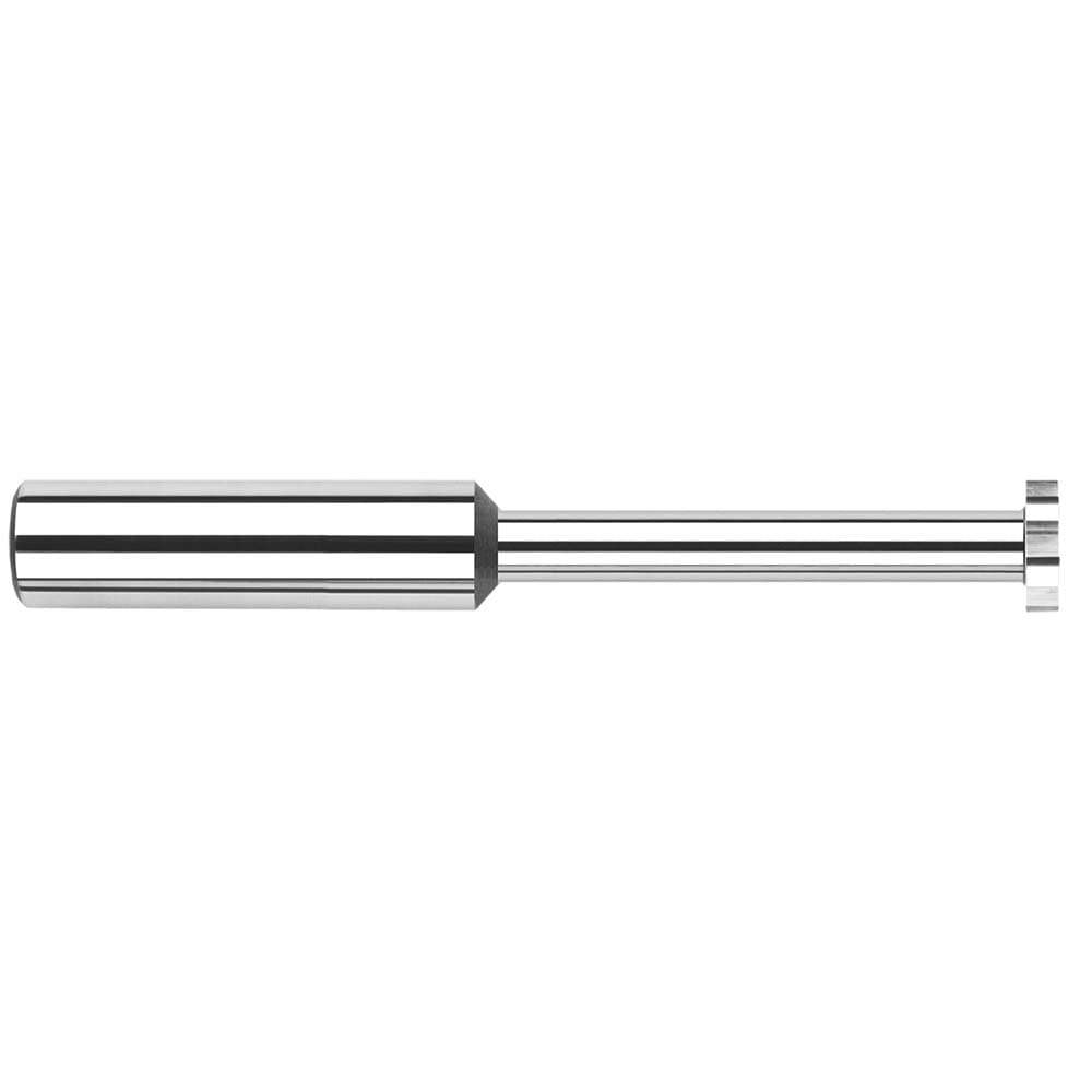 Woodruff/Keyseat Cutters; Connection Type: Shank ; Cutter Material: Solid Carbide ; Cutter Diameter (Inch): 1/8 ; Cutter Diameter (Decimal Inch): 0.1250 ; Tooth Configuration: Straight ; Cutting Width (Inch): 1/16