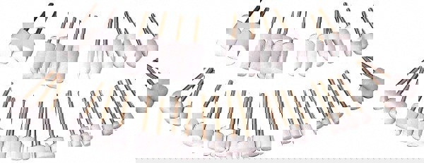 36 Piece, 1/8 Inch Shank Diameter, Wool Felt Bob Set