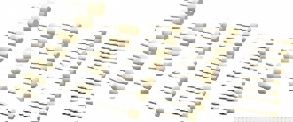 36 Piece, 1/8 Inch Shank Diameter, Wool Felt Bob Set