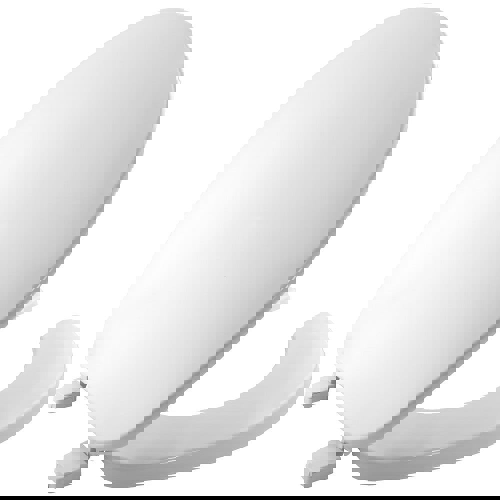 Toilet Seats; Type: Standard; Open ; Style: Round ; Material: Plastic ; Color: White ; Outside Width: 14.313in (Inch); Inside Width: 8.4380in (Inch)