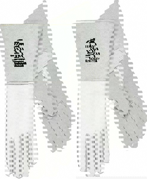 Welding Gloves: Size Large, Elkskin Leather, Stick Welding Application