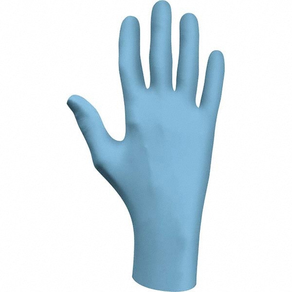 Disposable Glove: Size X-Small, 4.0 mil, Nitrile Coated, Nitrile, General Purpose Grade, Powder-Free, Biodegradable