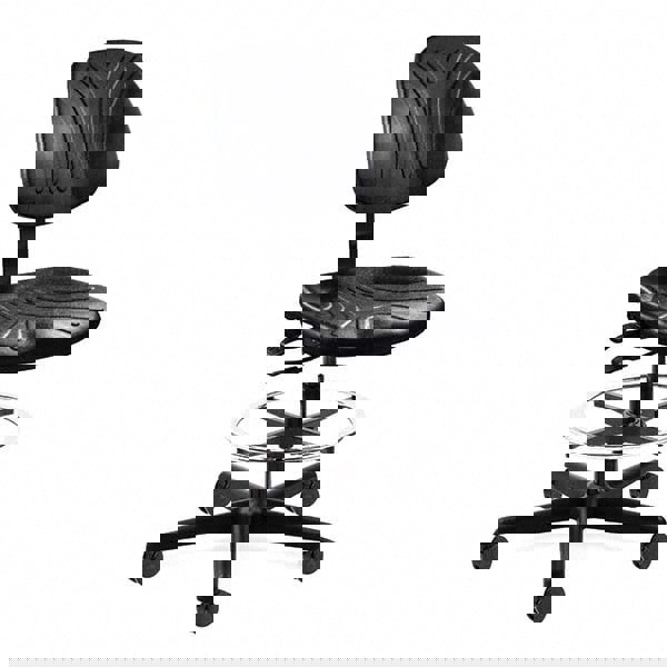 Task Chair: Polyurethane, Black