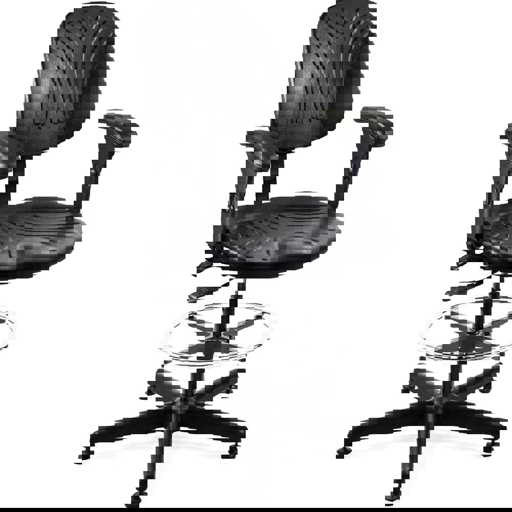 Task Chair: Polyurethane, Adjustable Height, 21 to 31