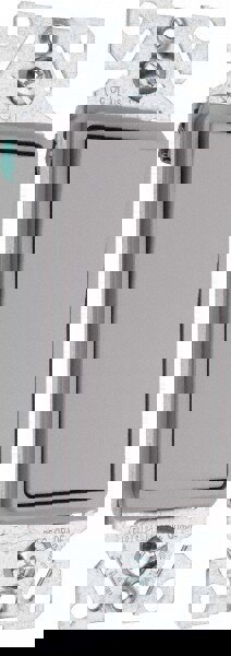 1 Pole, 120 to 277 VAC, 15 Amp, Commercial Grade Rocker Wall Switch