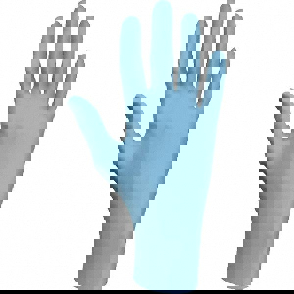 Disposable Gloves: Small, 2.5 mil Thick, Nitrile-Coated, Nitrile, Industrial Grade