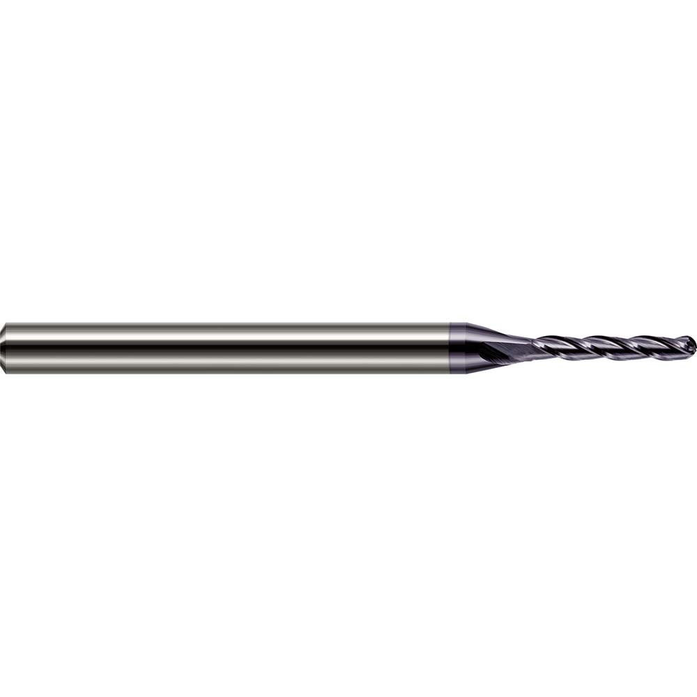 Ball End Mills; Mill Diameter (Inch): 1/8in ; Mill Diameter (Decimal Inch): 0.1250in ; Number Of Flutes: 4 ; End Mill Material: Solid Carbide ; Length of Cut (Inch): 3/4in ; Shank Diameter (Inch): 1/8in