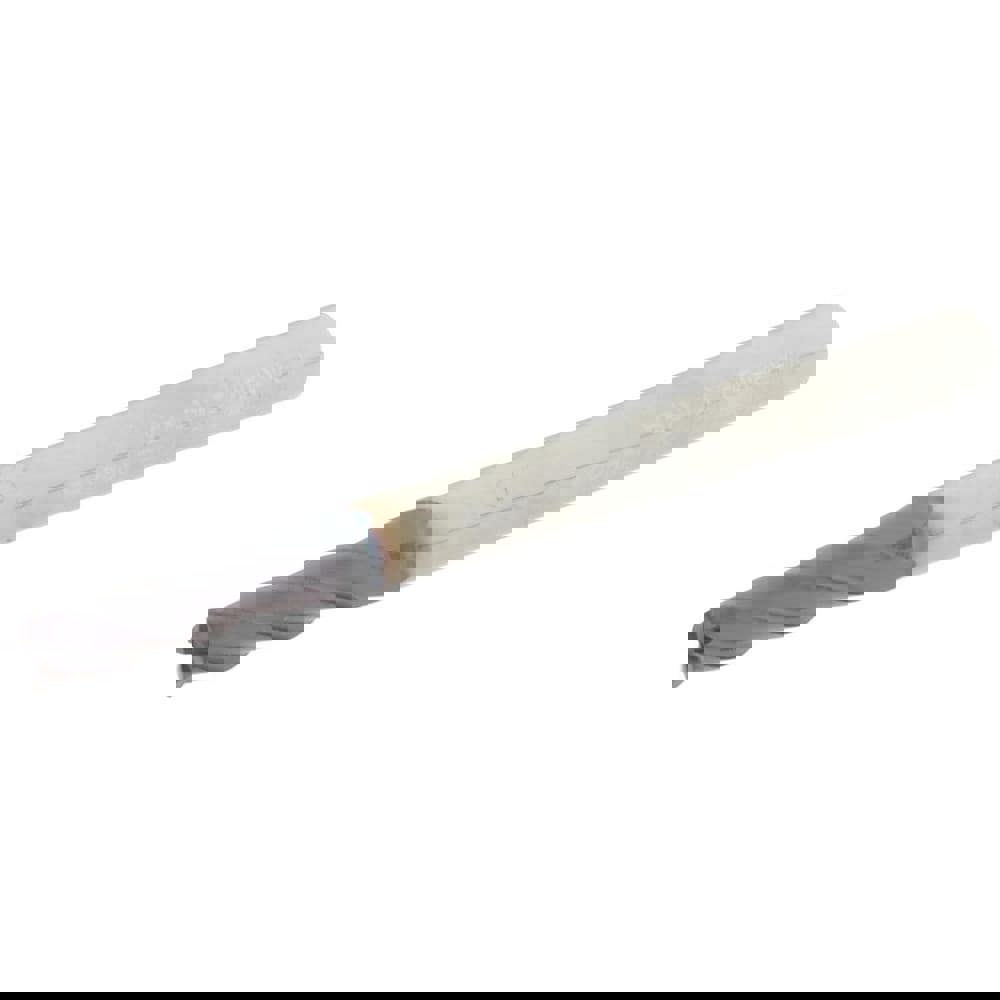 Square End Mill: 7/64'' Dia, 3/8'' LOC, 1/8'' Shank Dia, 1-1/2'' OAL, 4 Flutes, Solid Carbide