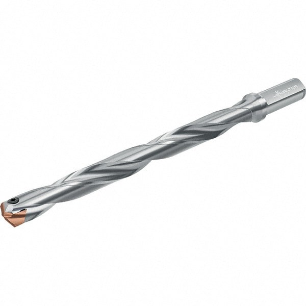 Replaceable-Tip Drill: 24 to 24.99 mm Dia, 244 mm Max Depth, 25 mm Straight-Cylindrical Shank
