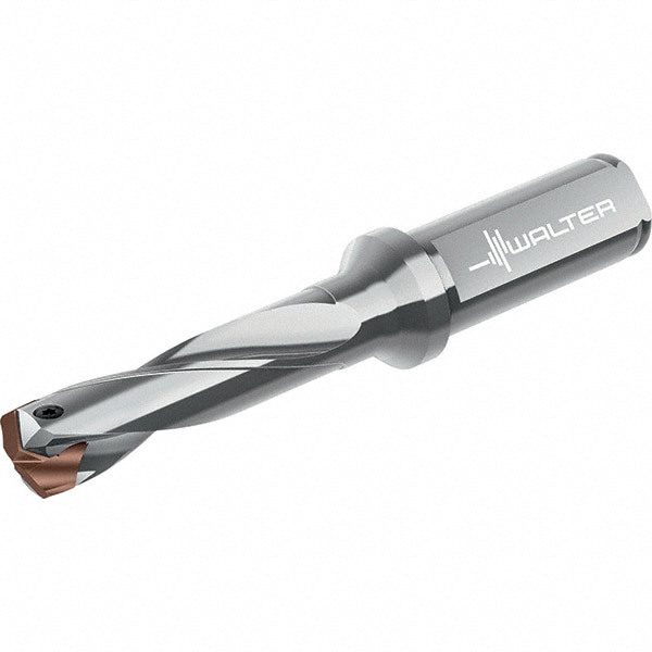 Replaceable-Tip Drill: 18 to 18.99 mm Dia, 57 mm Max Depth, 3/4