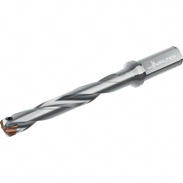 Replaceable-Tip Drill: 17 to 17.99 mm Dia, 122 mm Max Depth, 3/4