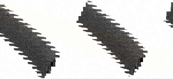 1/8 Inch Thick x 0.3 Wide x 25 Ft. Long, EPDM Rubber Edge Trim