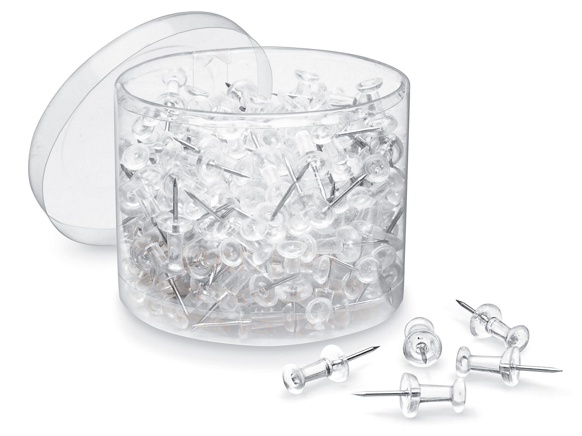 Office Machine Supplies: Push Pins, Clear