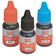 7510012073961, SKILCRAFT AccuStamp Refill Ink, 0.35 oz Bottle, Black