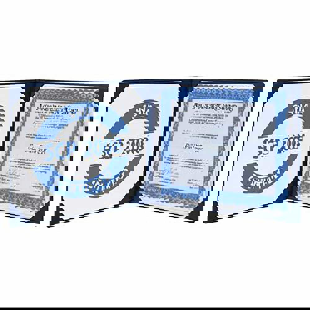 BINDER, AWARDS CERTIFICATE, NO SEAL, NAVY BLUE, 8-1/2