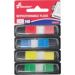 7510016200283, SKILCRAFT Page Flags, 0.5 x 1.75, Assorted, 140/Pack