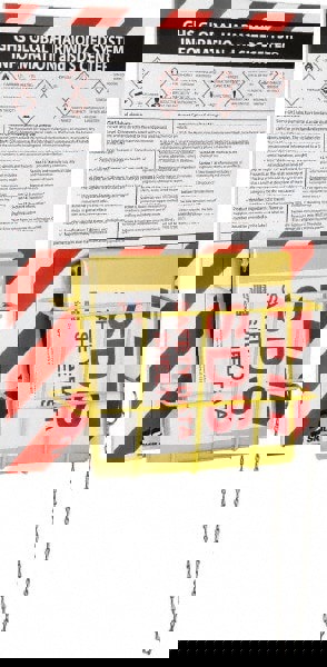 7510016236238, SKILCRAFT Global Harmonized System Information and Safety Data Sheet Center Kit, 24 x 3 x 18, Yellow/Red/White