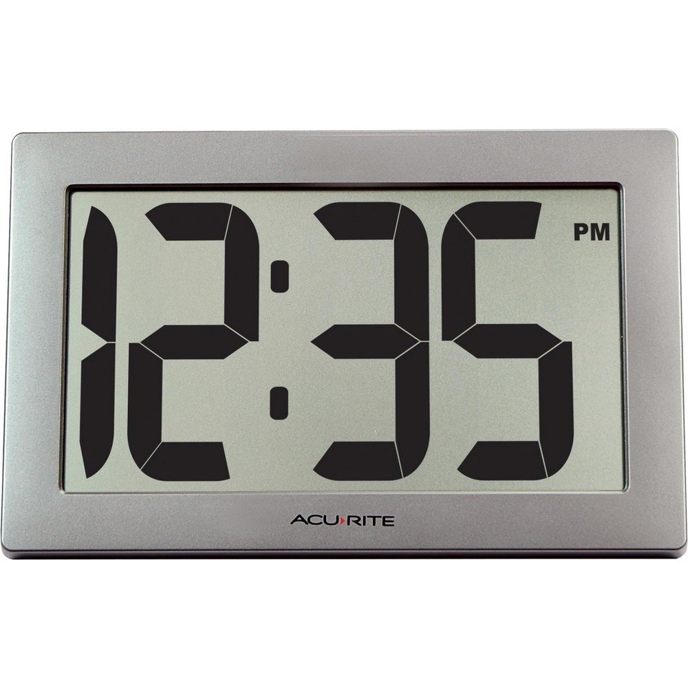 Clocks & Multi-Function Clocks; Type: Digital ; Color: Silver