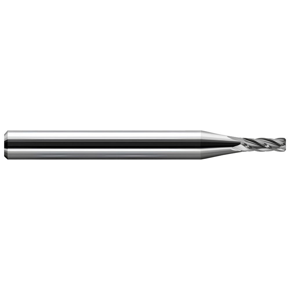 Corner Radius & Corner Chamfer End Mills; Mill Diameter (Inch): 1/8 ; Mill Diameter (Decimal Inch): 0.1250 ; Number Of Flutes: 4 ; Length of Cut (Inch): 3/8 ; Single Or Double End: Single ; End Mill Material: Solid Carbide
