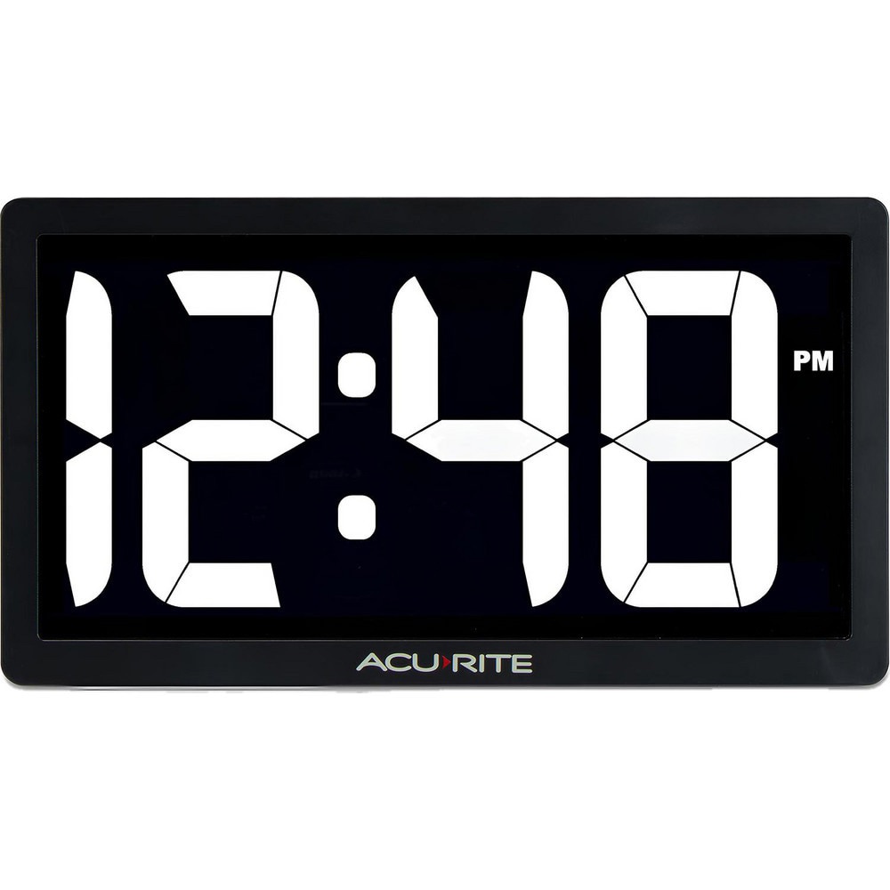 Clocks & Multi-Function Clocks; Type: Digital ; Color: White; Black