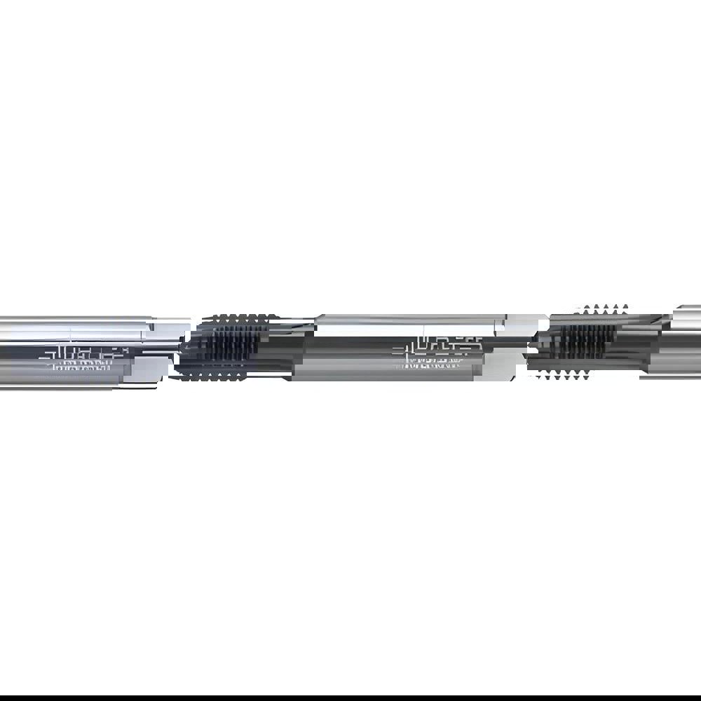 Spiral Point Tap: MF8x0.75 Metric Fine, 3 Flutes, Plug Chamfer, 6H Class of Fit, High-Speed Steel-E-PM, TiCN Coated