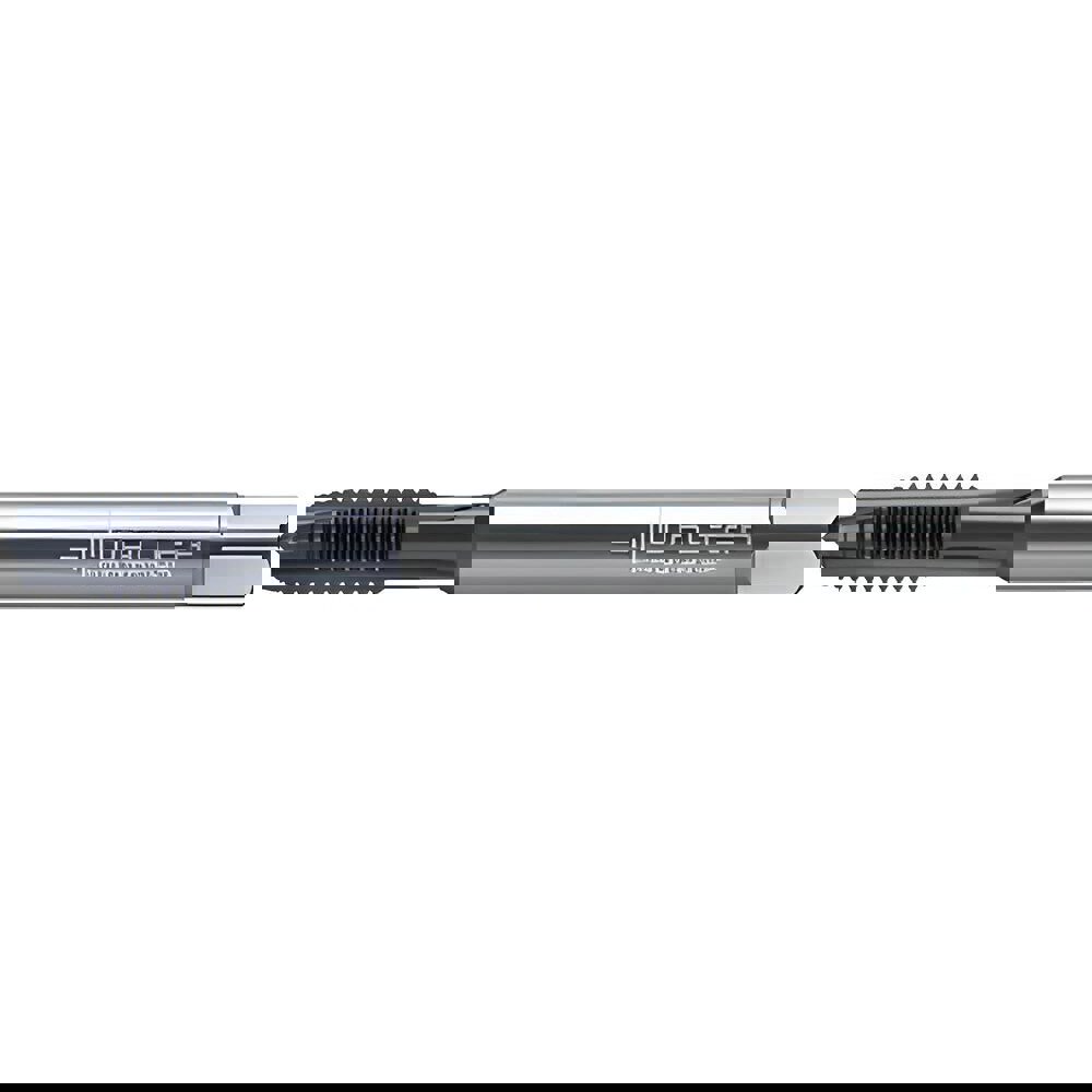 Spiral Point Tap: 3/8-24 UNF, 3 Flutes, Plug Chamfer, 3B Class of Fit, High-Speed Steel-E-PM, TiCN Coated