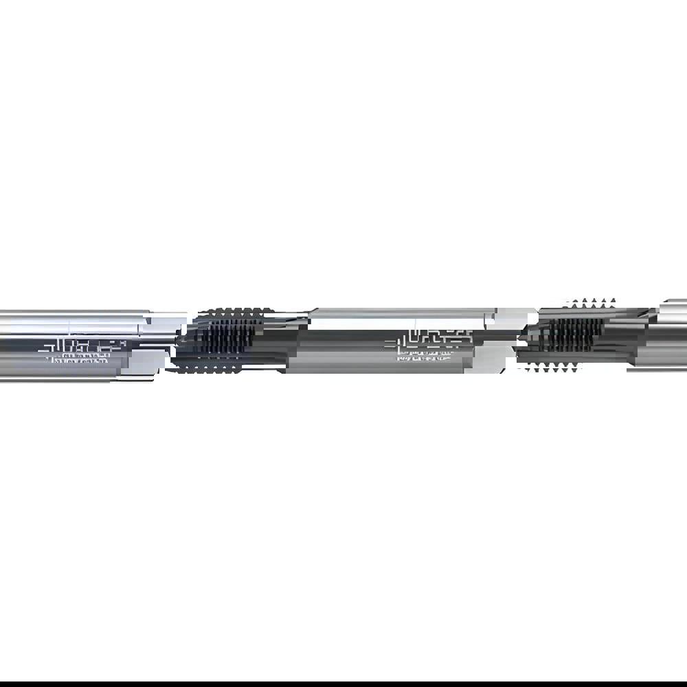 Spiral Point Tap: 3/8-24 UNF, 3 Flutes, Plug Chamfer, 2B Class of Fit, High-Speed Steel-E-PM, TiCN Coated