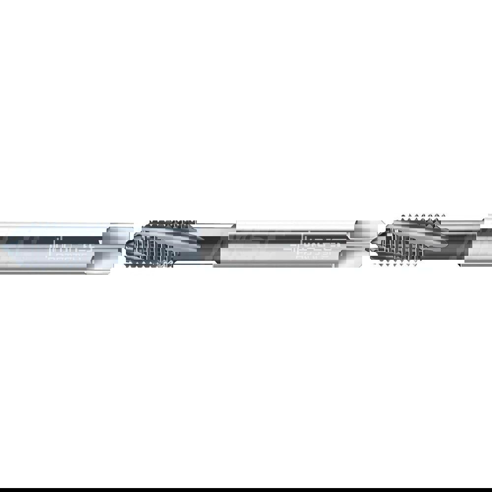 Spiral Flute Tap: #8-36 UNF, 3 Flutes, Semi-Bottoming, 3B Class of Fit, High Speed Steel-E-PM, TiCN Coated