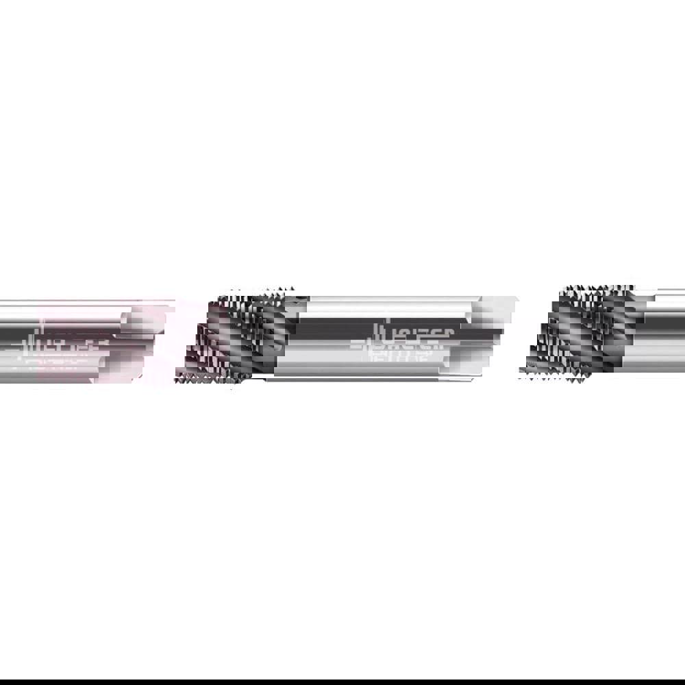 Spiral Flute Pipe Taps; Thread Size (Inch): 1/4-18 ; Overall Length (Decimal Inch): 3.9400 ; Overall Length (mm): 100.00 ; Thread Standard: NPT ; Flute Direction: Right Hand ; Helix Angle: 15