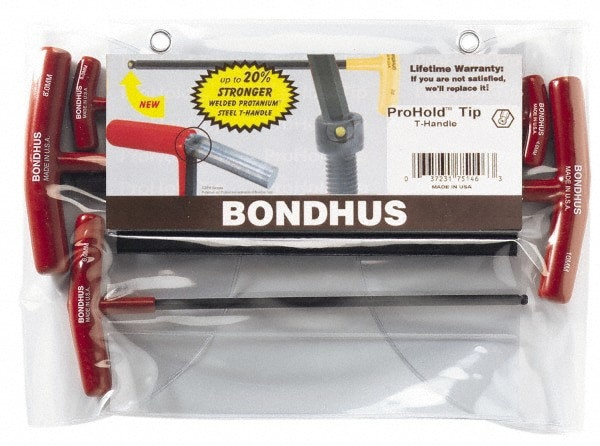5 Piece T-Handle Hex Key Set