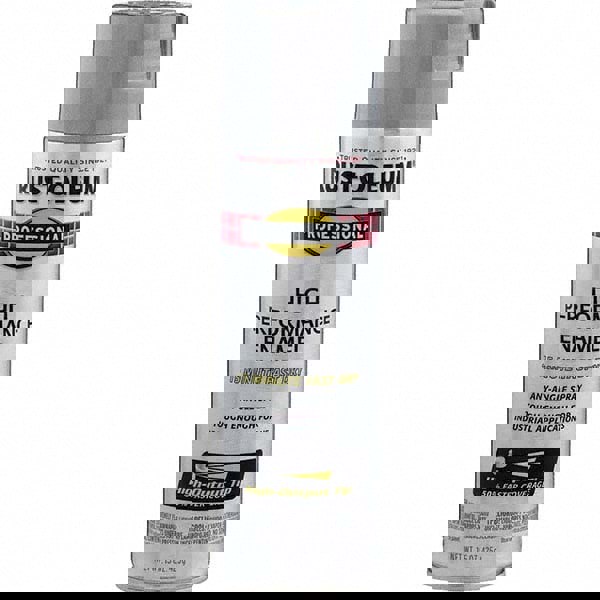 Rustproof Enamel Spray Paint: Aluminum, Gloss, 15 oz