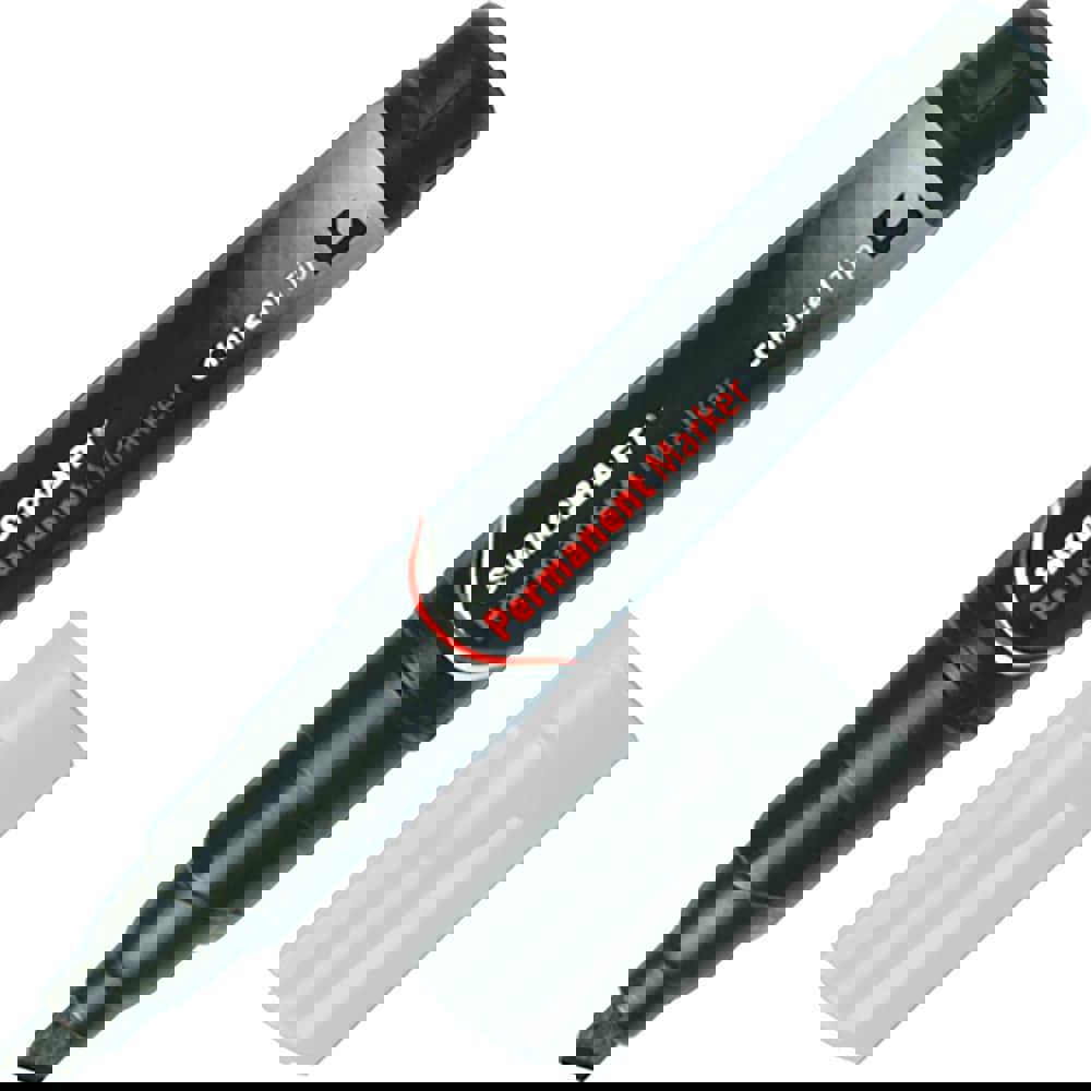 7520009731059, SKILCRAFT Chisel Tip Large Permanent Marker, Broad Chisel Tip, Black, Dozen