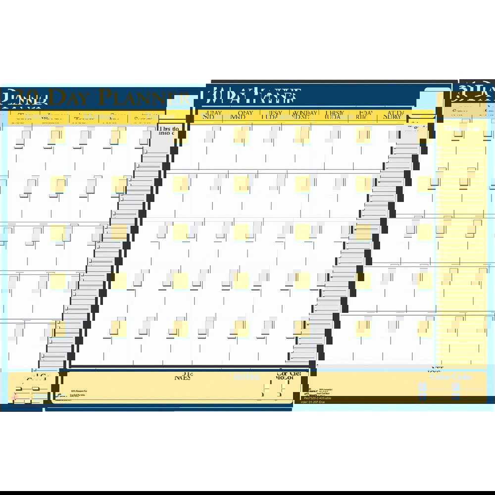 CALENDAR, FLEXIBLE, ERASABLE 30 DAY, NON-DATED, 24