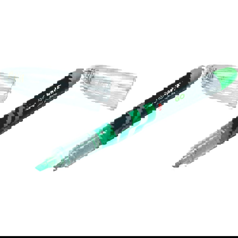 HIGHLIGHTER, LIQUID INK, FLUORESCENT, GREEN