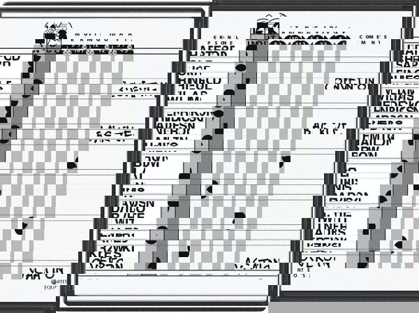 7520014845261, SKILCRAFT Magnetic In/Out Board, 14-Person Tracking, 11