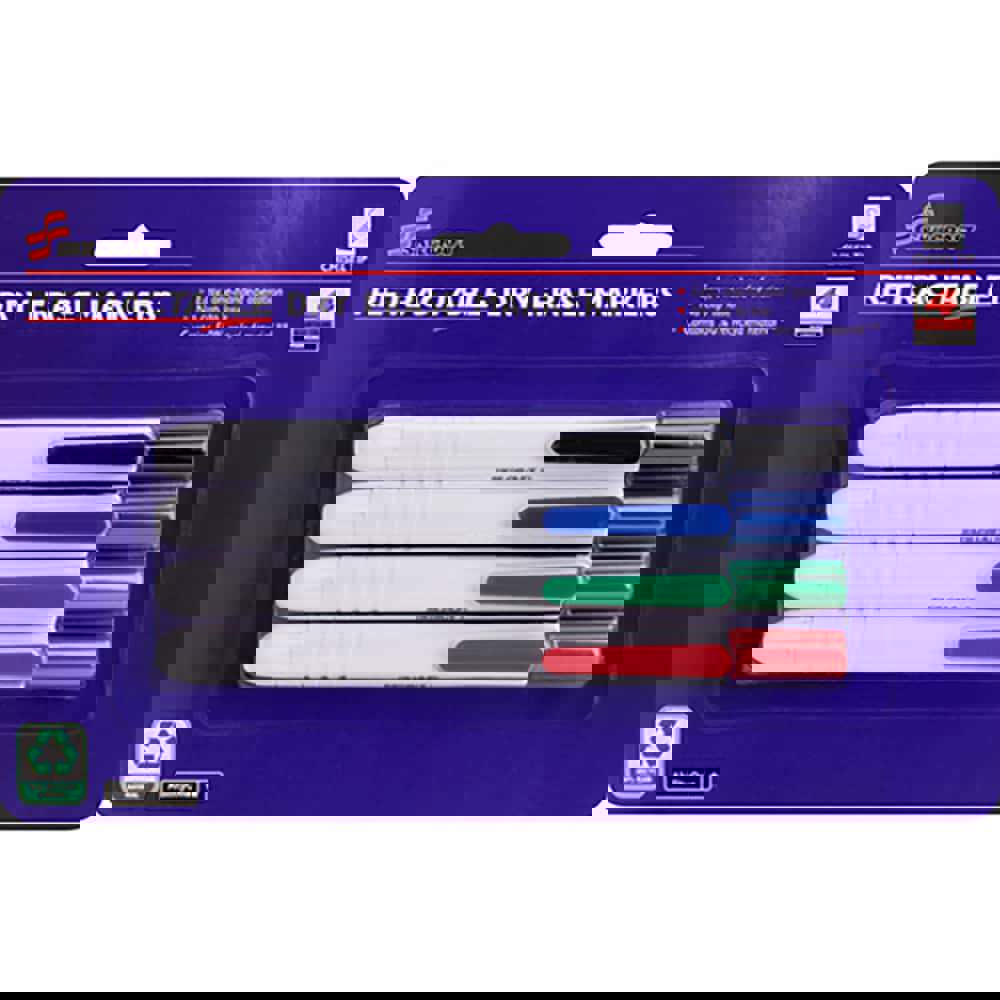 Dry Erase Markers & Accessories; Color: Black; Blue; Green; Red ; For Use With: Dry Erase Boards ; UNSPSC Code: 44111912