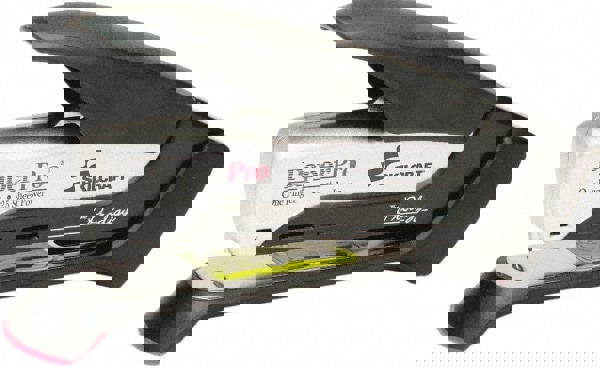 7520015668647, SKILCRAFT Spring Powered Stapler, 28-Sheet Capacity, Black/Silver