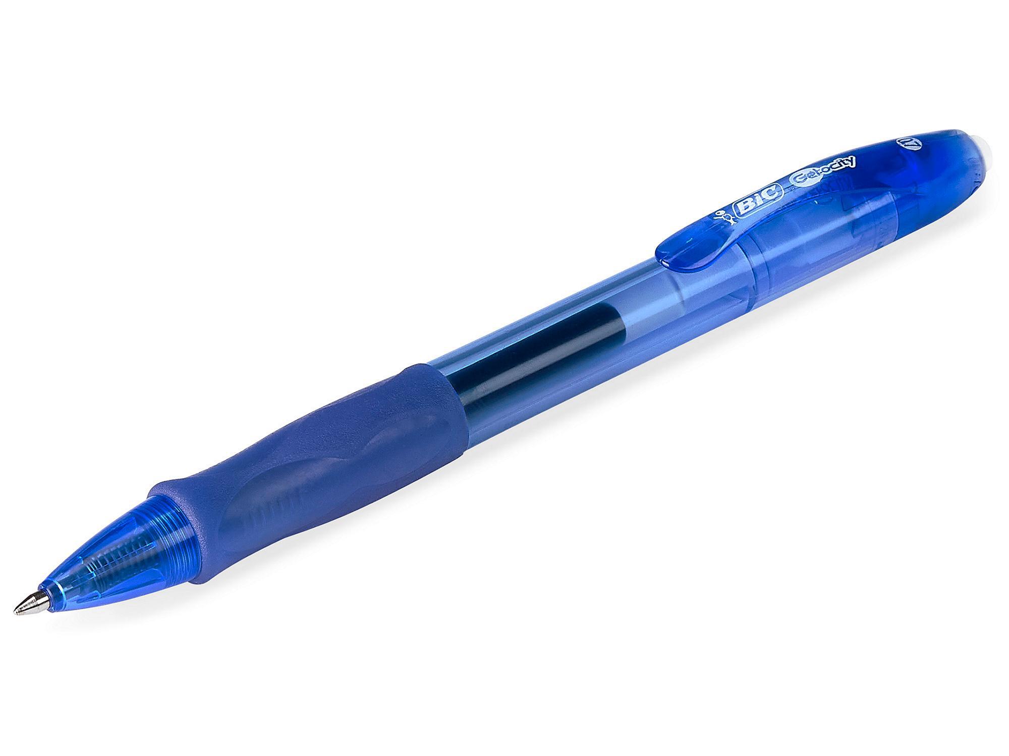 Retractable Pen: Fine Tip, Blue Ink