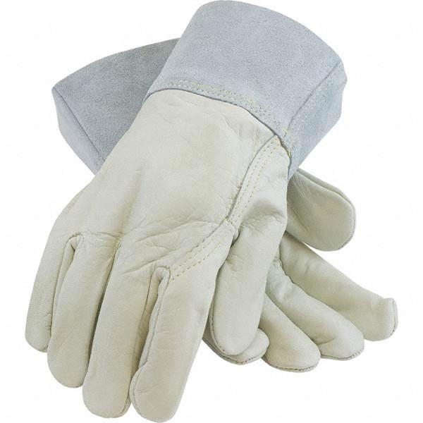 Welding Gloves: PiP Size Medium, Cowhide, Pair, for MIG