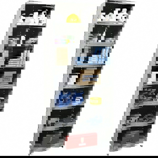 8 Shelf, 1,200 Lb. Capacity, Closed Shelving Starter Unit