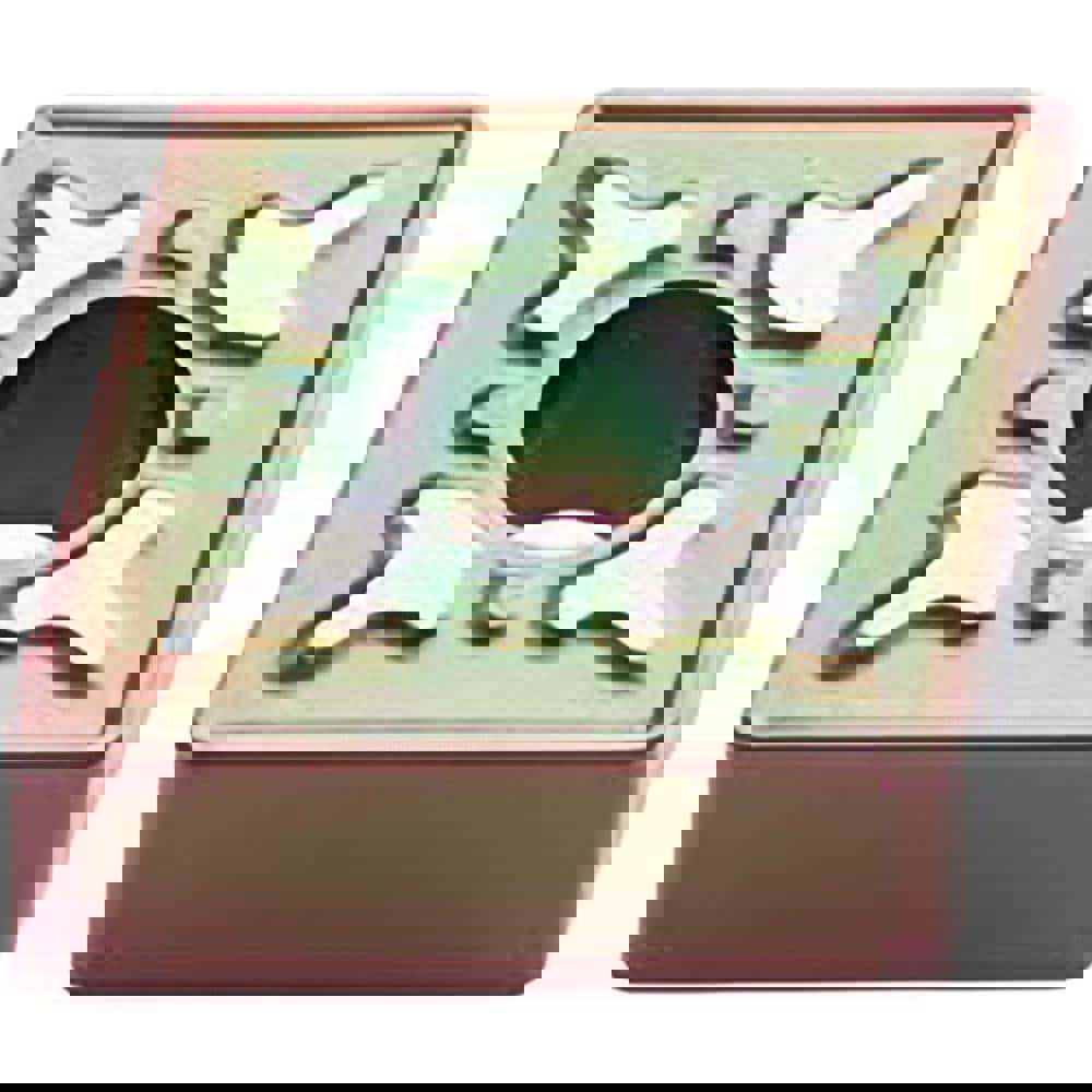 Turning Inserts; Relief Angle: 0.000 ; Corner Radius (mm): 1.60 ; Corner Radius (Decimal Inch): 0.0630 ; Included Angle: 80.00 ; Manufacturer Grade: ACP35M ; Coating/Finish: CVD