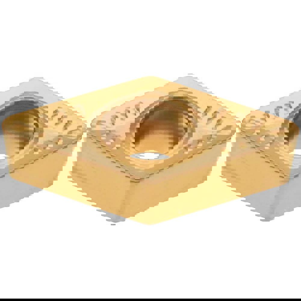 Turning Inserts; Relief Angle: 7.000 ; Corner Radius (mm): 0.80 ; Corner Radius (Decimal Inch): 0.0315 ; Included Angle: 55.00 ; Manufacturer Grade: ACM20P ; Coating/Finish: CVD