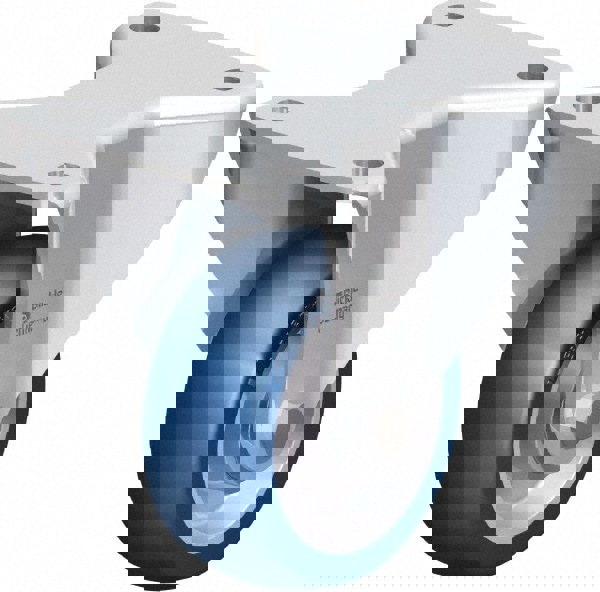 Rigid Top Plate Caster: Polyurethane-Elastomer Blickle Besthane, 4
