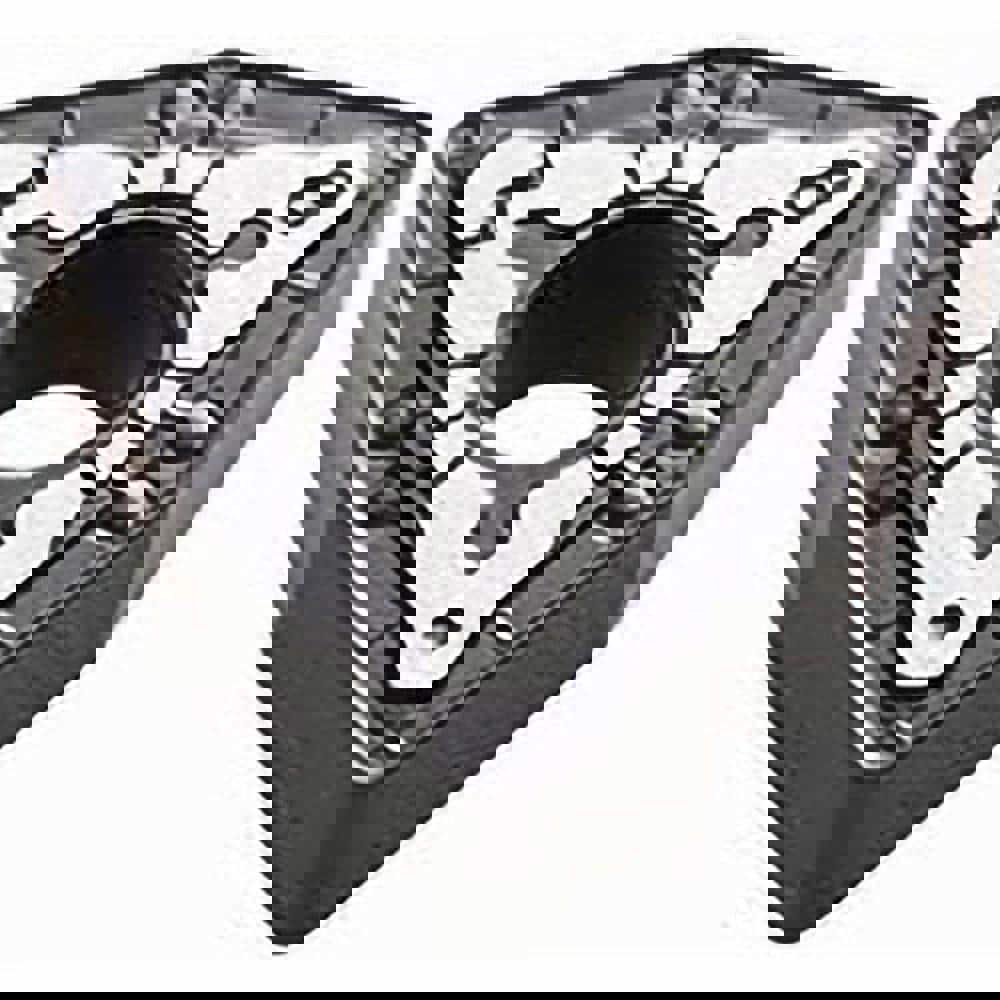 Turning Inserts; Relief Angle: 0.000 ; Corner Radius (mm): 0.80 ; Corner Radius (Decimal Inch): 0.0315 ; Included Angle: 80.00 ; Manufacturer Grade: ACP15K ; Coating/Finish: CVD