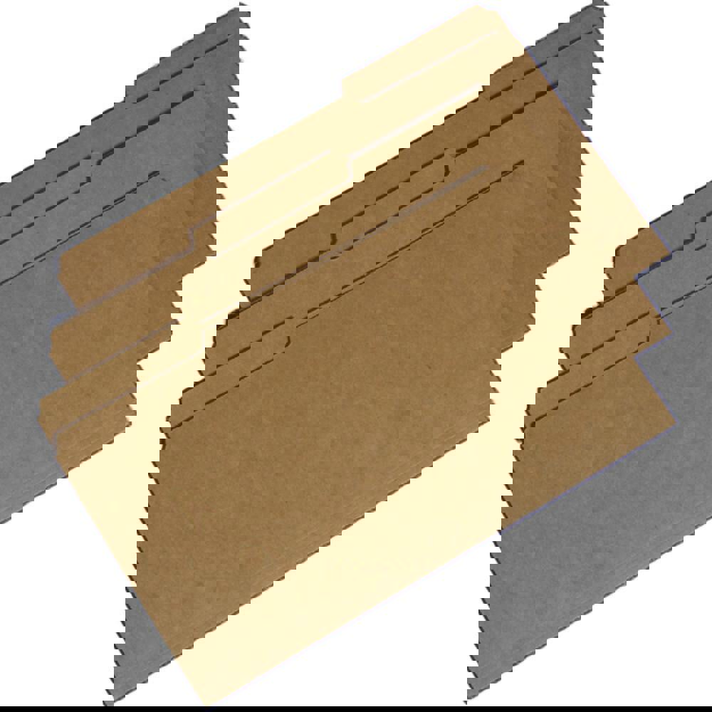 FOLDER, FILE, PAPERBOARD, 1/3 CUT TAB, KRAFT, LEGAL/ EXPANDS UP TO 3/4